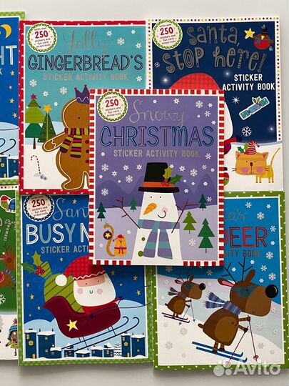 Книги на английском языке с наклейками развивающие