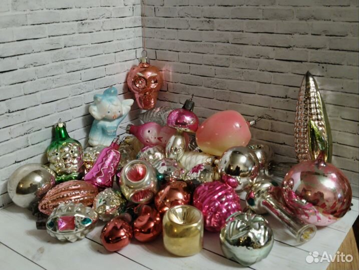 Елочные игрушки СССР