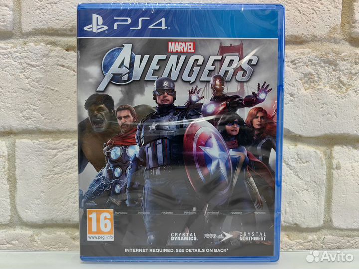 Avengers PS4 новый диск