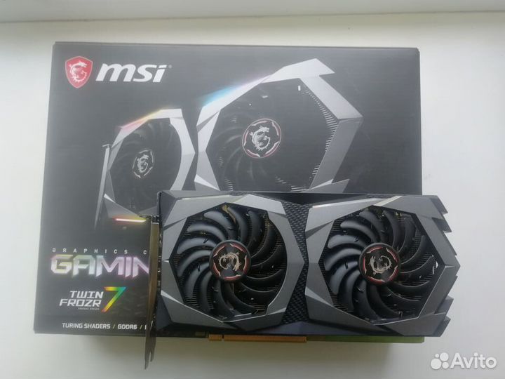 Видеокарта MSI GTX 1660 Ti gaming X 6GB