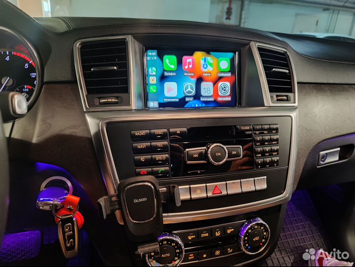 CarPlay Mercedes GL ML E NTG4.5