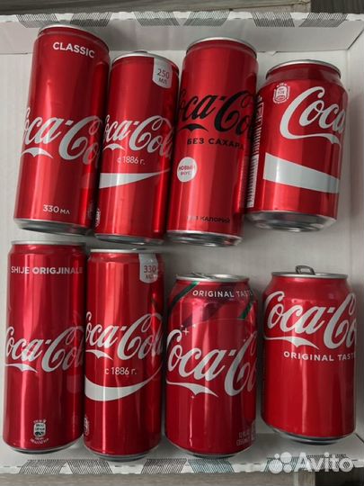 Банки Coca Cola classic