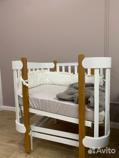 Матрас + наматрасник happy baby mommy lux 90х70см