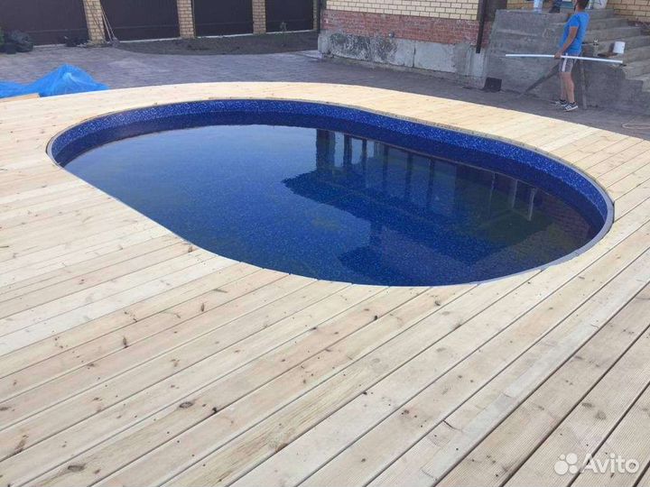Сборный морозостойкий бассейн Лагуна 1.5м,1.25м
