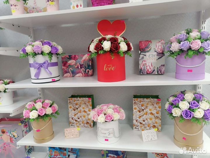 Букет из мыльных цветов