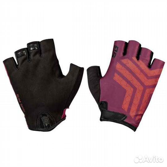 Велоперчатки STG Slim Skin, размер M, красный