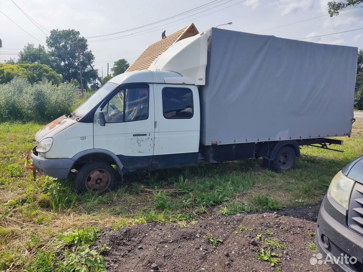 ГАЗ ГАЗель 33023 2.9 МТ, 2003, битый, 154 055 км