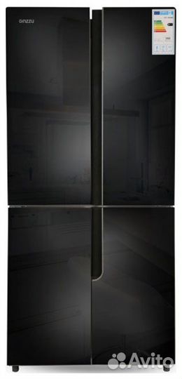 Многокамерный холодильник Ginzzu NFK-500 черный