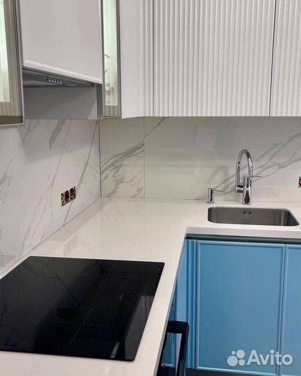 Кухня с рифлеными фасадми в рассрочку за 21 день