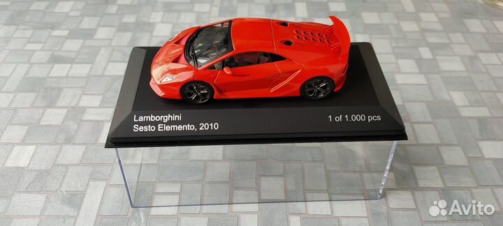 Модель 1:43 White Box Lamborghini Sesto Elemento