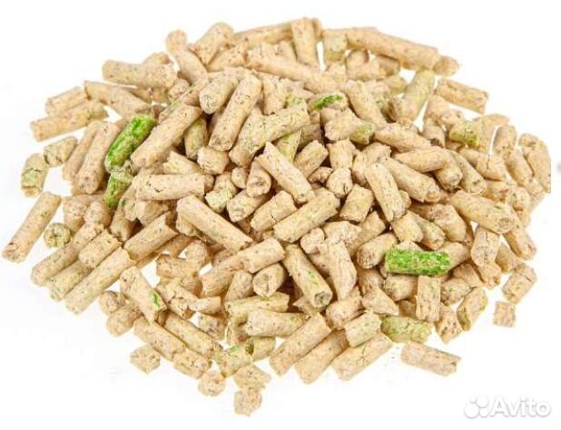 Наполнитель Тофу смывается в унитаз 2,5 кг