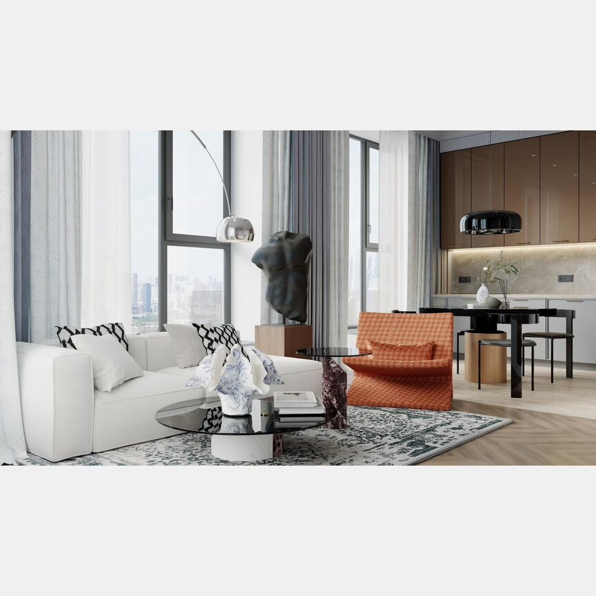 3-к. квартира, 85,5 м², 14/32 эт.