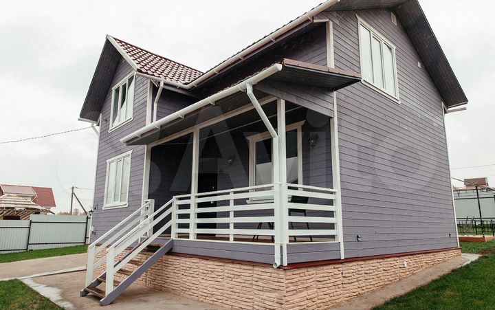 Коттедж 123,8 м² на участке 6 сот.