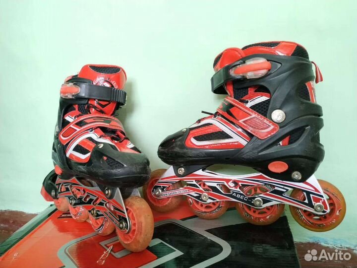 Роликовые коньки детские раздвижные