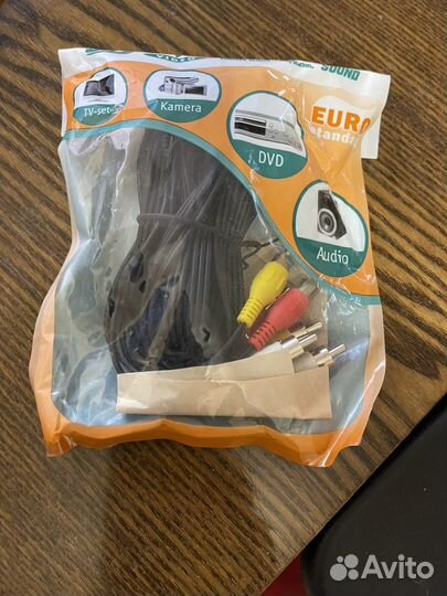 Кабель аудио видео тюльпаны 3rca-3rca