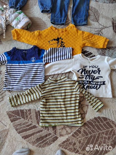Пакет вещей на мальчика 80 86 размер