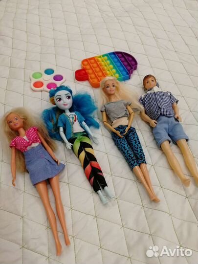 Куклы пакетом (в т. ч. шарнирные)