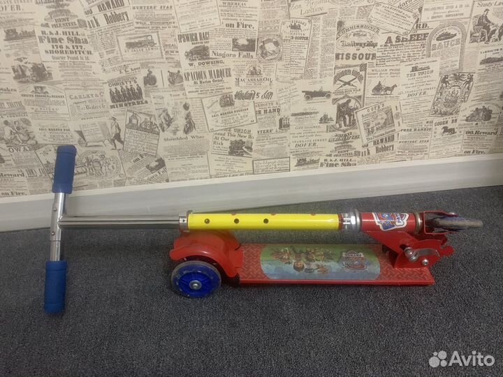 Самокат детский трехколесный бу