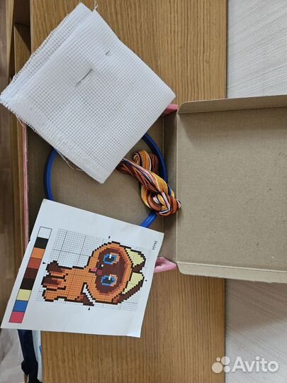 Детский набор для вышивания крестиком