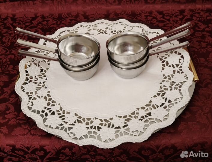 Кокотницы для жульена СССР из нержавеющей стали