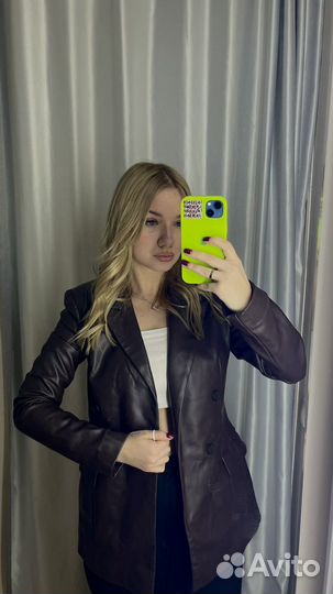 Жакет Zarina кожанный