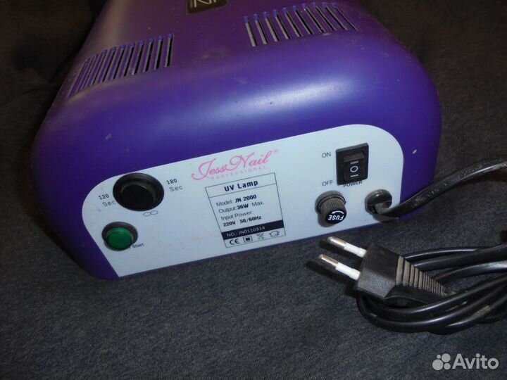 Лампа для маникюра, модель JN 2000, 36W