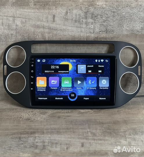 Магнитола для Tiguan 1 2006-2016 андроид 11 wifi