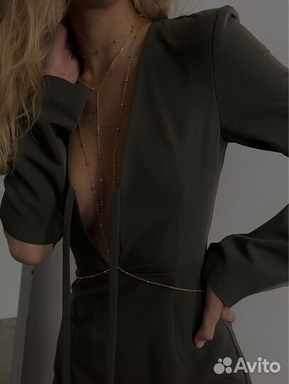 Цепочка для тела, подвеска, чокер miederes