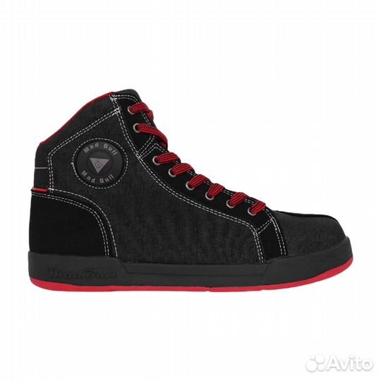 Мотокеды MadBull Sneakers Black Neon Red