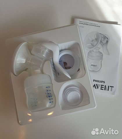 Молокоотсос ручной philips avent