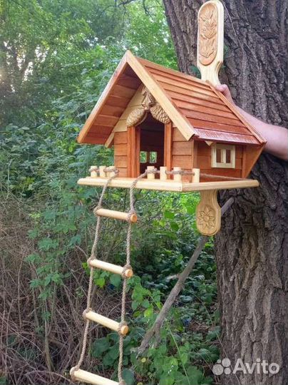 Кормуша для птиц и белок бельчатник скворечник