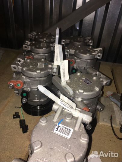 Компрессор кондиционера Solaris кия рио 977014L000