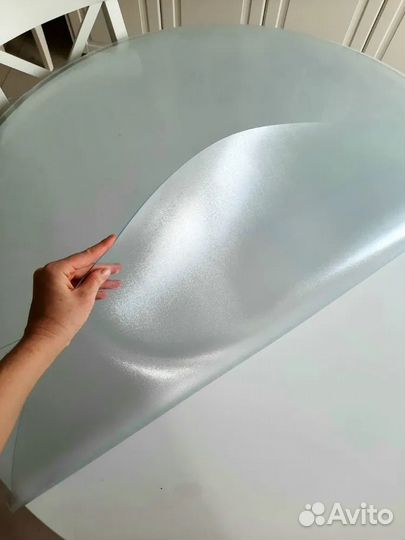Гибкое стекло на стол, прозрачная пленка 75*110