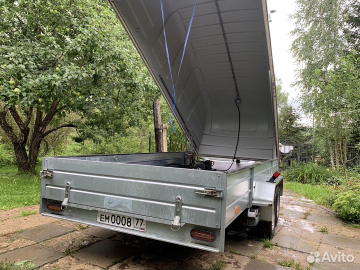 Прицеп для перевозки снегоходов и квадроциклов