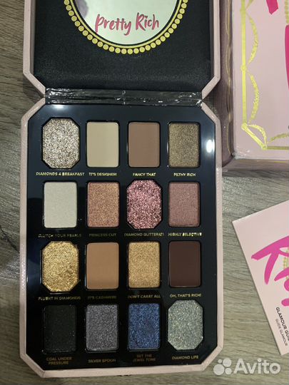 Тени для век Pretty Rich too faced