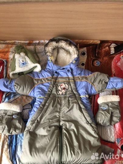 Детский зимний комбинезон на мальчика