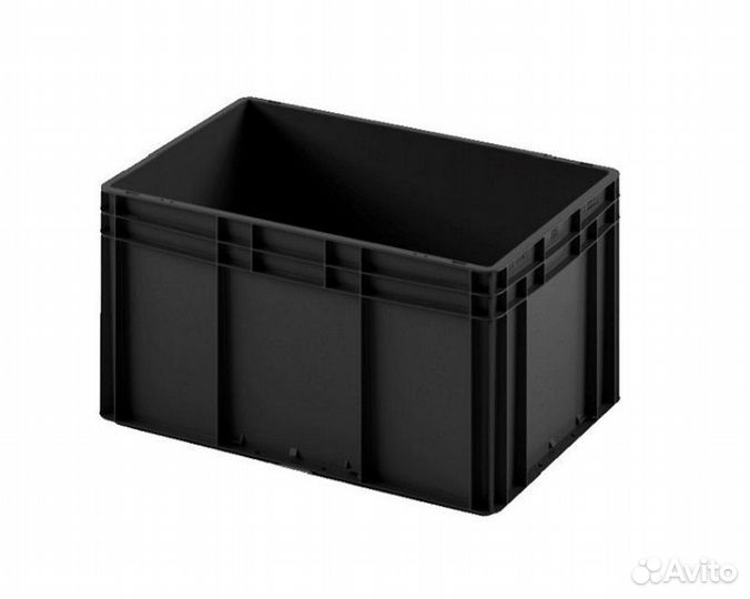 Евроконтейнер EC-6432 (600х400х320 мм) сплошной