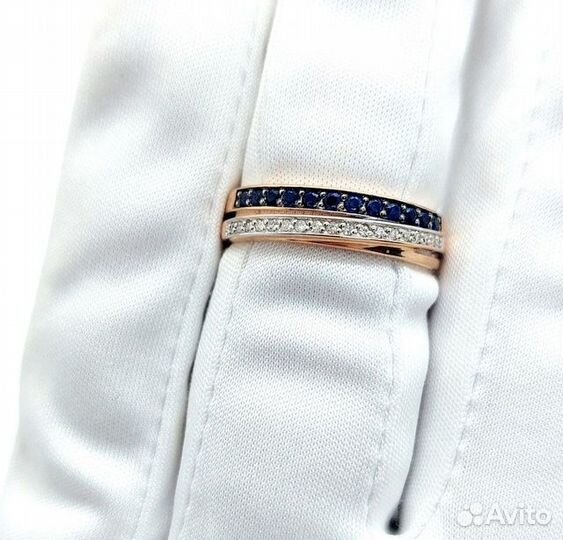 Золотое кольцо с бриллиантом 17р