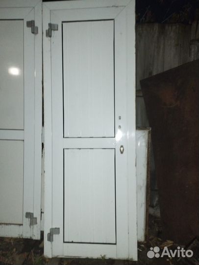 Дверь алюминевые бу