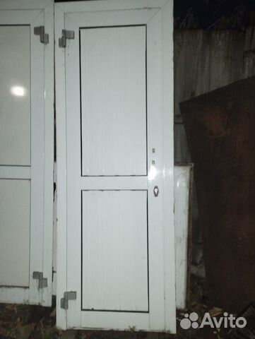 Дверь алюминевые бу