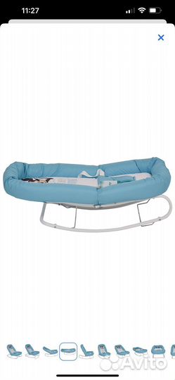 Шезлонг детский новый