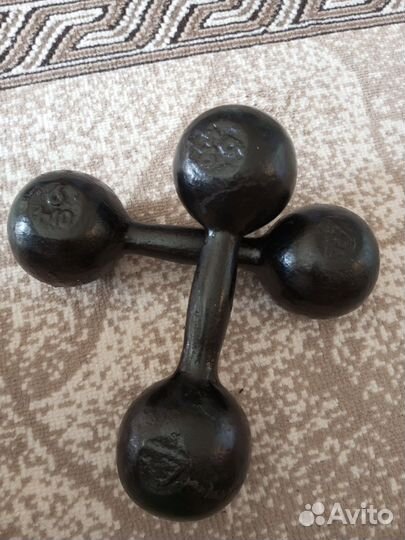 Гантели СССР 6 кг 2 шт