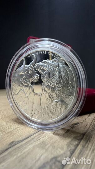 Серебряная монета 