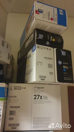 Картриджи Hp Canon Xerox новые оригинал