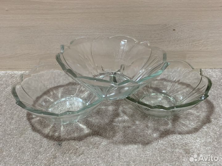 Хрустальная ваза для фруктов и конфет