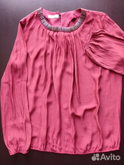 Блузка Promod шёлковая р.46 бу