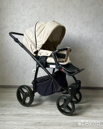 Коляска 3 в 1 Adamex Reggio+Cybex Aton Q Plus