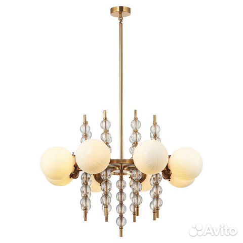 Люстра подвесная в спальню модерн