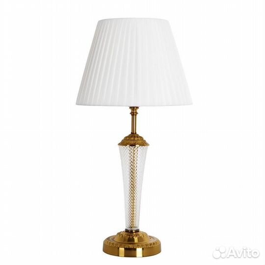 Светильник настольный металлический и текстильный