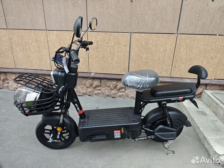 Велосипед скутер с педалями электро 500W